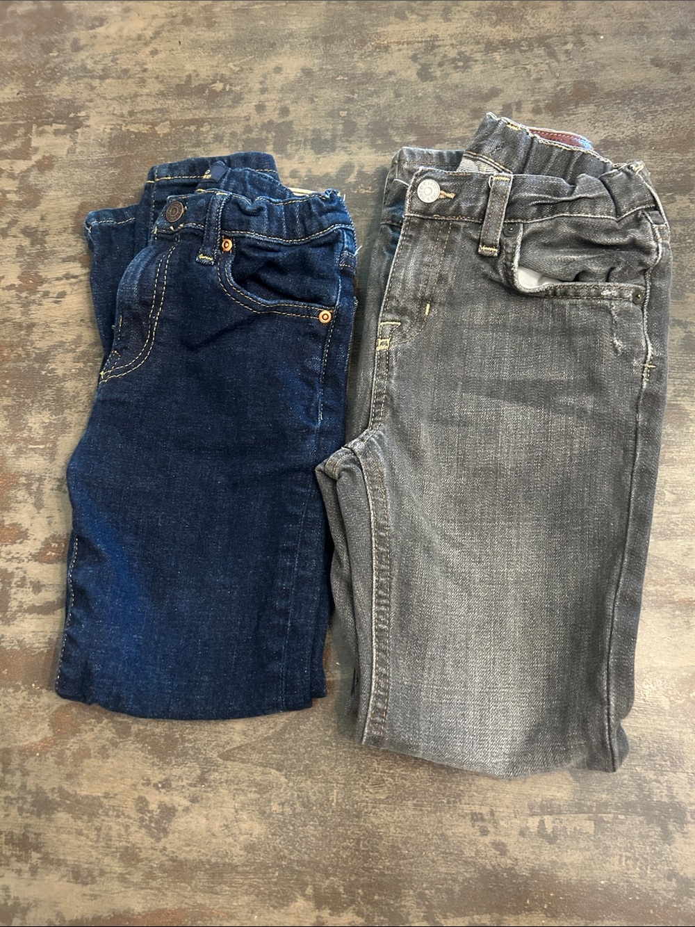Polo by Ralph Lauren Boys Size 7 Denim Jeans - Navy & Gray
